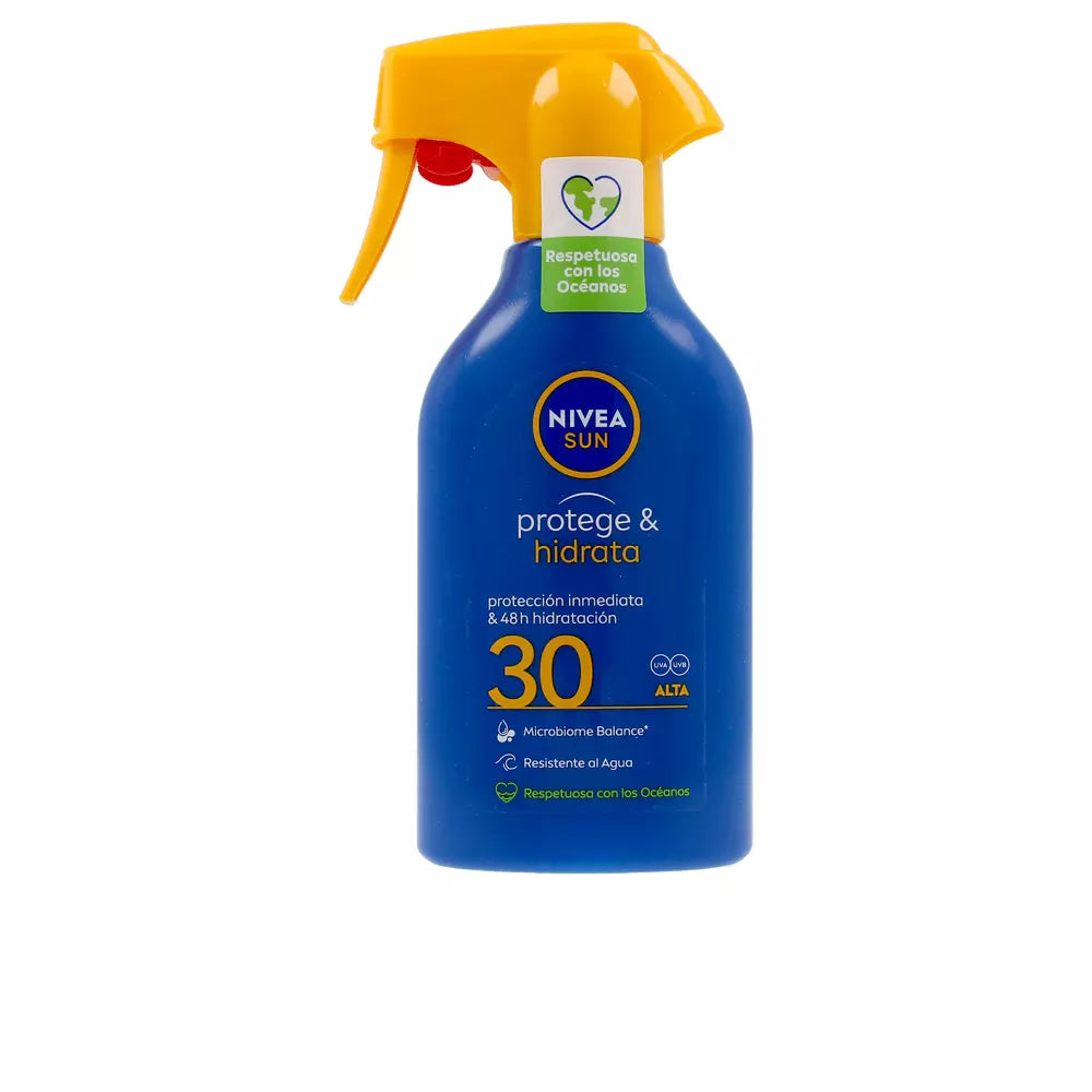 NIVEA-PROTETOR SOLAR E HIDRATANTE spray SPF30 270 ml-DrShampoo - Perfumaria e Cosmética