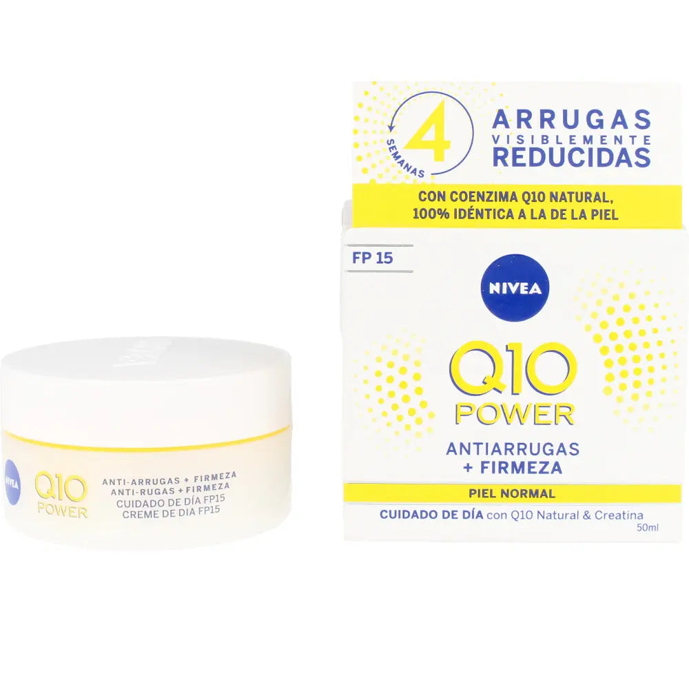 NIVEA-Q10+ anti-rugas dia SPF15 50 ml-DrShampoo - Perfumaria e Cosmética
