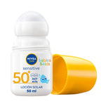 NIVEA-SUN BABIES&KIDS loção solar roll-on FPS50+ 50 ml-DrShampoo - Perfumaria e Cosmética
