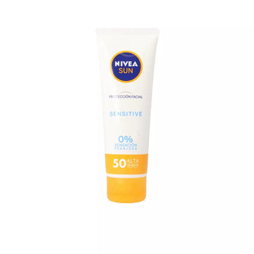 NIVEA-SUN FACIAL sensitivo SPF50 50ml-DrShampoo - Perfumaria e Cosmética Imagem principal do produto