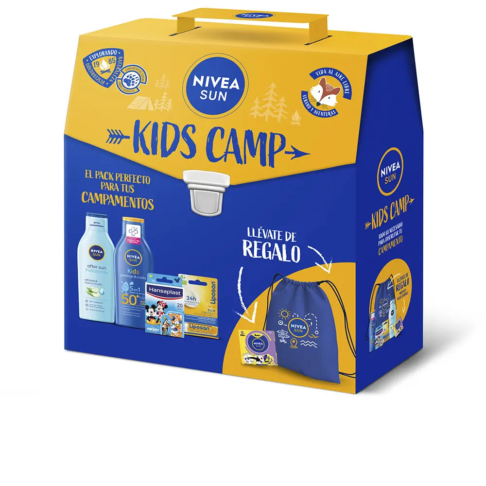 NIVEA-SUN KIDS CAMP CASE 5 peças-DrShampoo - Perfumaria e Cosmética