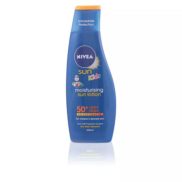 NIVEA-SUN KIDS protetor hidratante à prova d'água SPF50+ 200 ml-DrShampoo - Perfumaria e Cosmética Imagem principal do produto