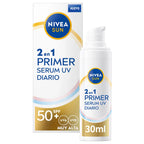 NIVEA-SUN PRIMER soro UV diário FPS50+ 30 ml-DrShampoo - Perfumaria e Cosmética