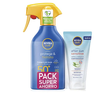 NIVEA-SUN PROTEGE&HIDRATA PISTOLA SPF50 270 ML LOTE 2 pz-DrShampoo - Perfumaria e Cosmética Imagen principal del producto