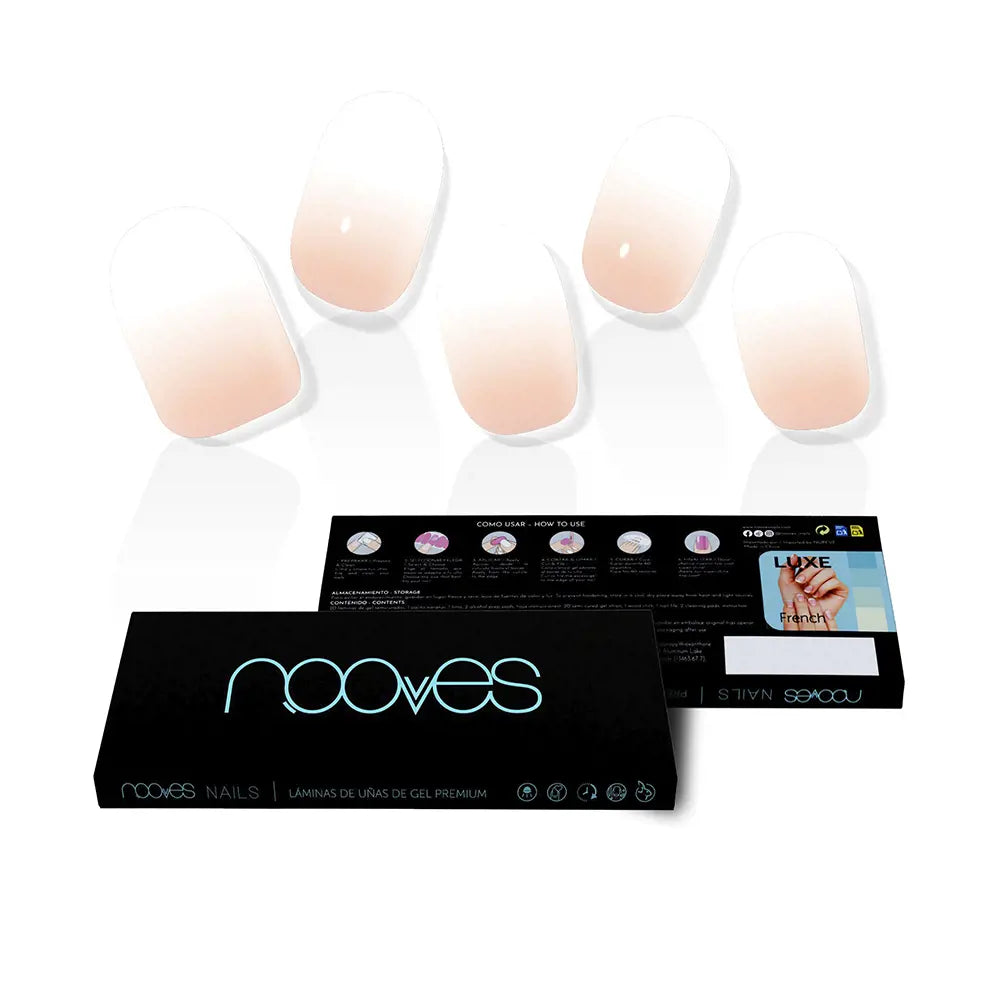 NOOVES-FILMES DE UNHAS DE GEL nude baby boomer premium luxo #gradient-DrShampoo - Perfumaria e Cosmética