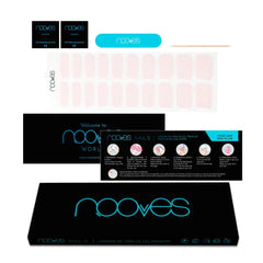 NOOVES-FILMES DE UNHAS DE GEL rosa pálido premium luxo sólido #rosa-DrShampoo - Perfumaria e Cosmética