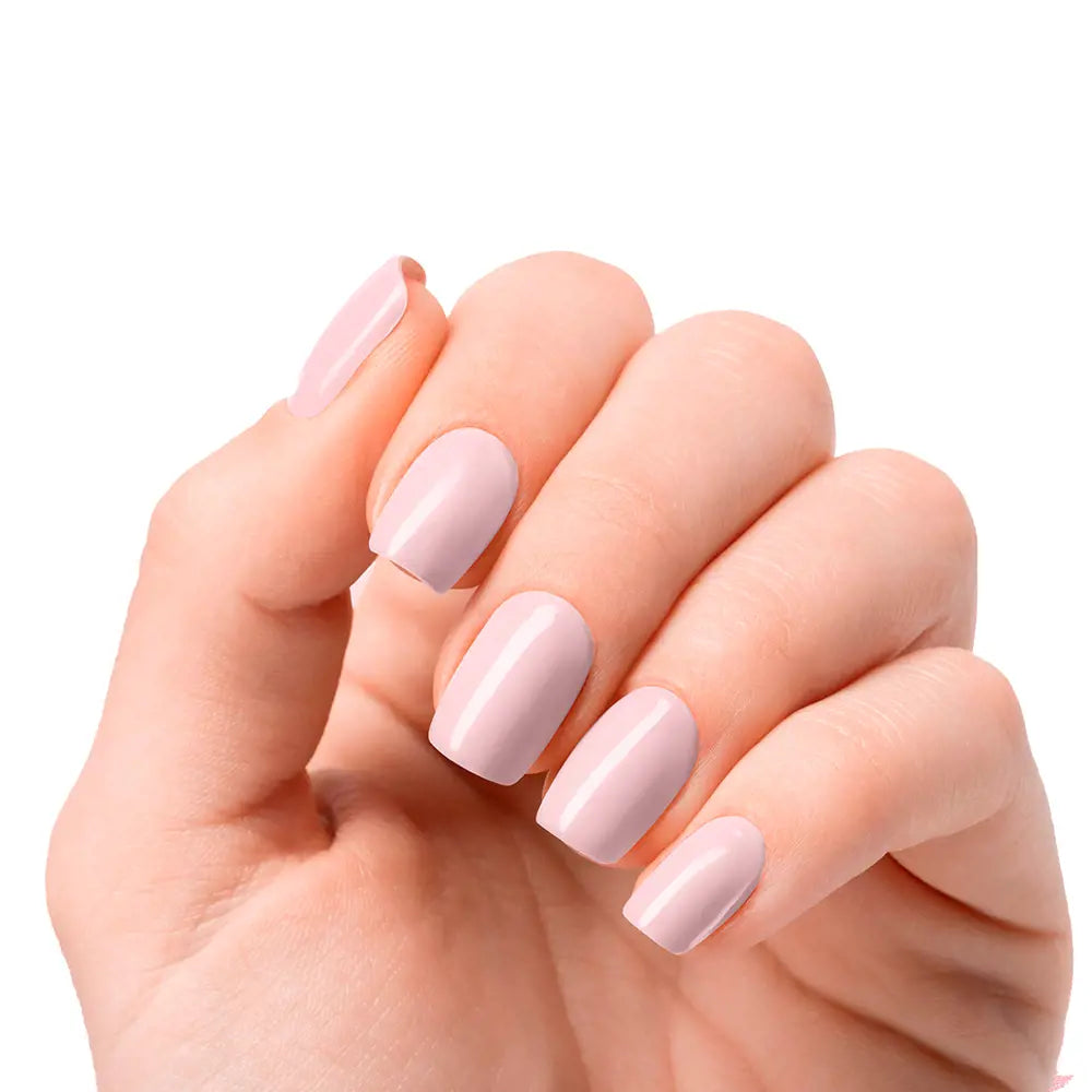 NOOVES-FILMES DE UNHAS DE GEL rosa pálido premium luxo sólido #rosa-DrShampoo - Perfumaria e Cosmética