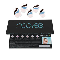 NOOVES-Folhas de unhas em gel Premium glam, fluxo contínuo, 20 unidades.-DrShampoo - Perfumaria e Cosmética