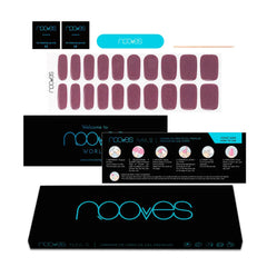 NOOVES-UNHAS DE GEL ruby claret premium #glam glitter-DrShampoo - Perfumaria e Cosmética