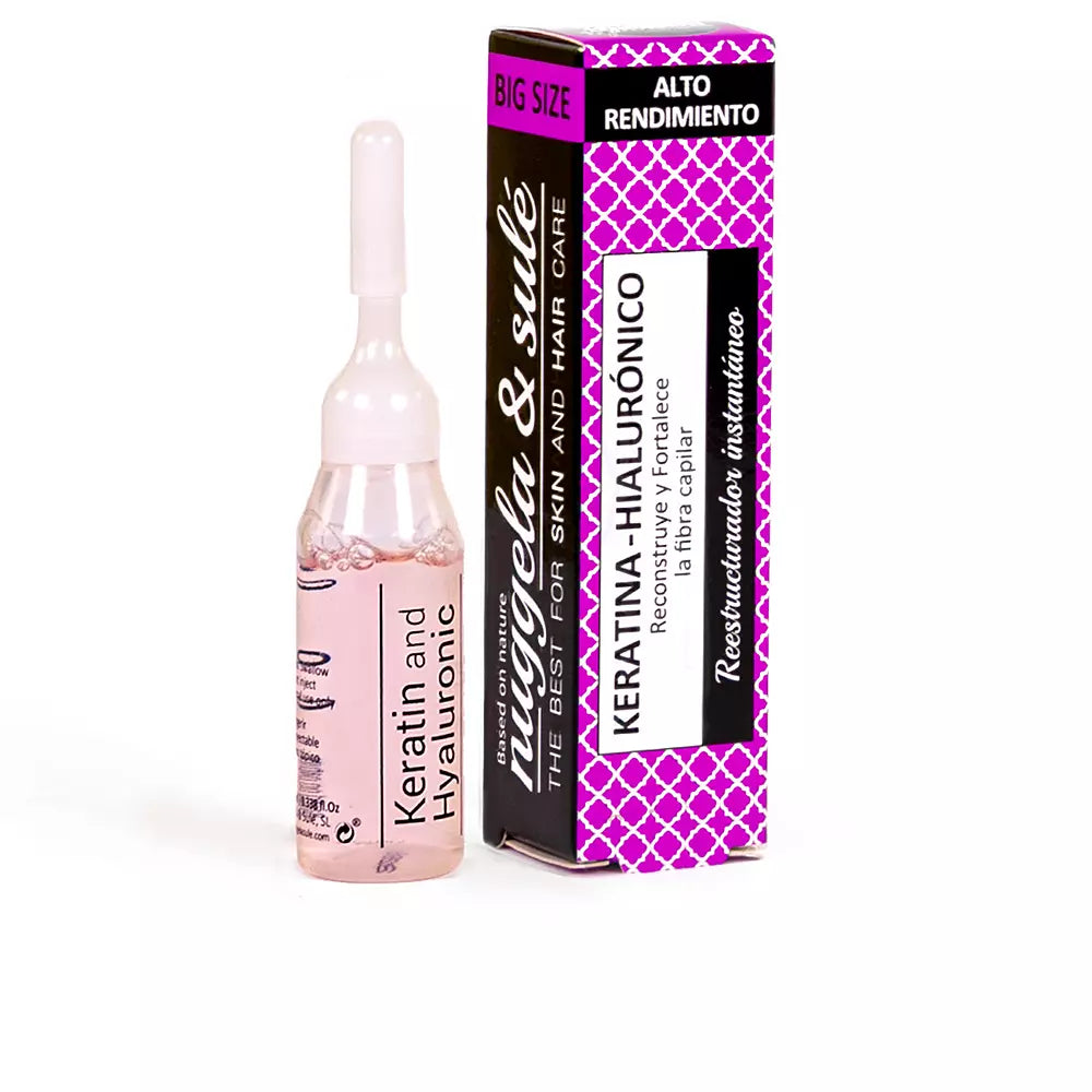 NUGGELA & SULÉ-Ampolas de queratina HYALURONIC 10 ml-DrShampoo - Perfumaria e Cosmética