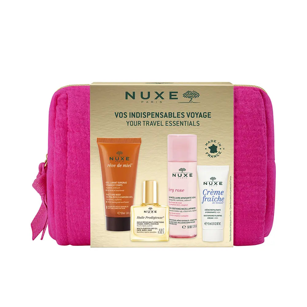 NUXE-ESSENCIAIS PARA VIAJAR NUXE CASE 5 pcs.-DrShampoo - Perfumaria e Cosmética