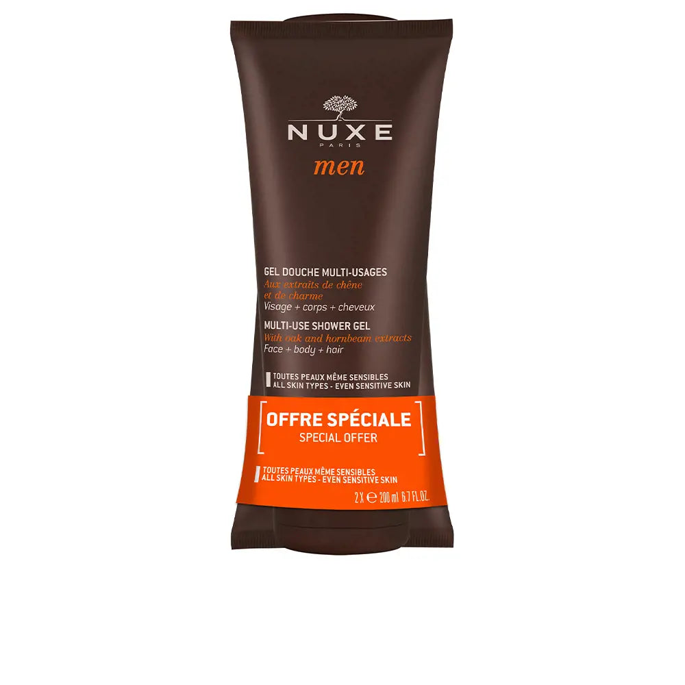 NUXE-NUXE MEN GEL DOUCHE MULTI-USAGES conjunto 2 unidades-DrShampoo - Perfumaria e Cosmética