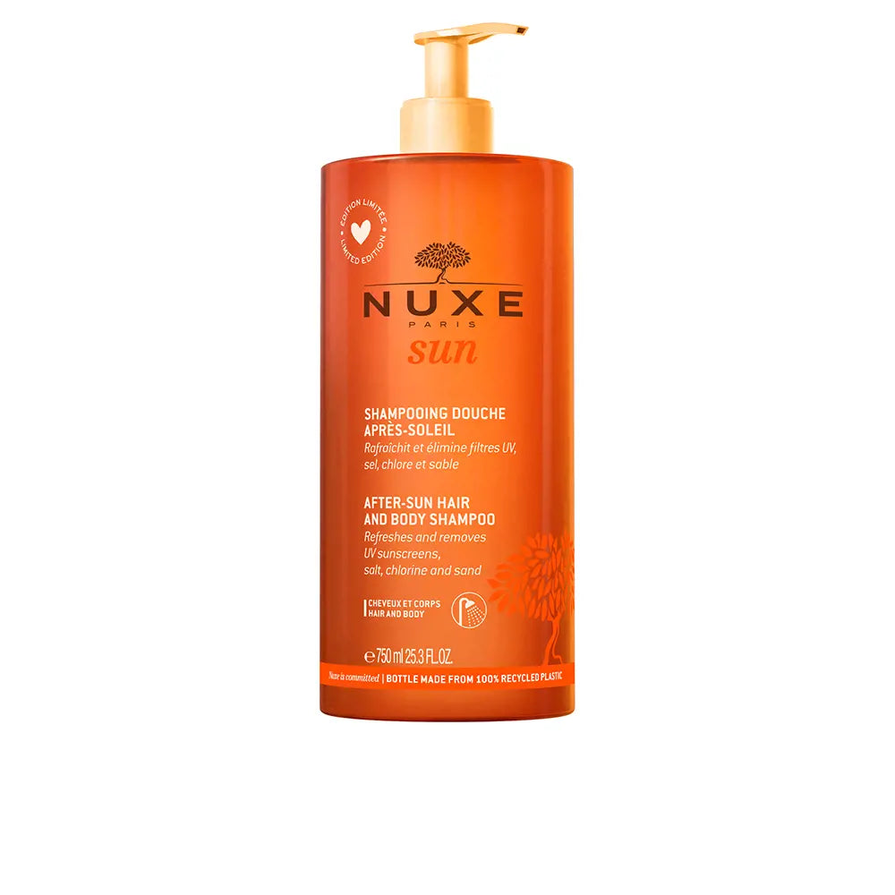 NUXE-NUXE SUN champô pós solar para cabelo e corpo 750 ml-DrShampoo - Perfumaria e Cosmética