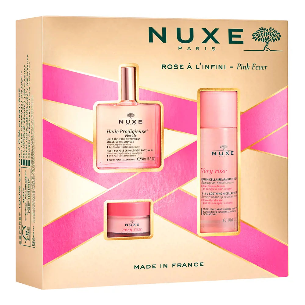 NUXE-ÓLEO PRODIGIOSO FLORAL LOTE 3 pçs-DrShampoo - Perfumaria e Cosmética