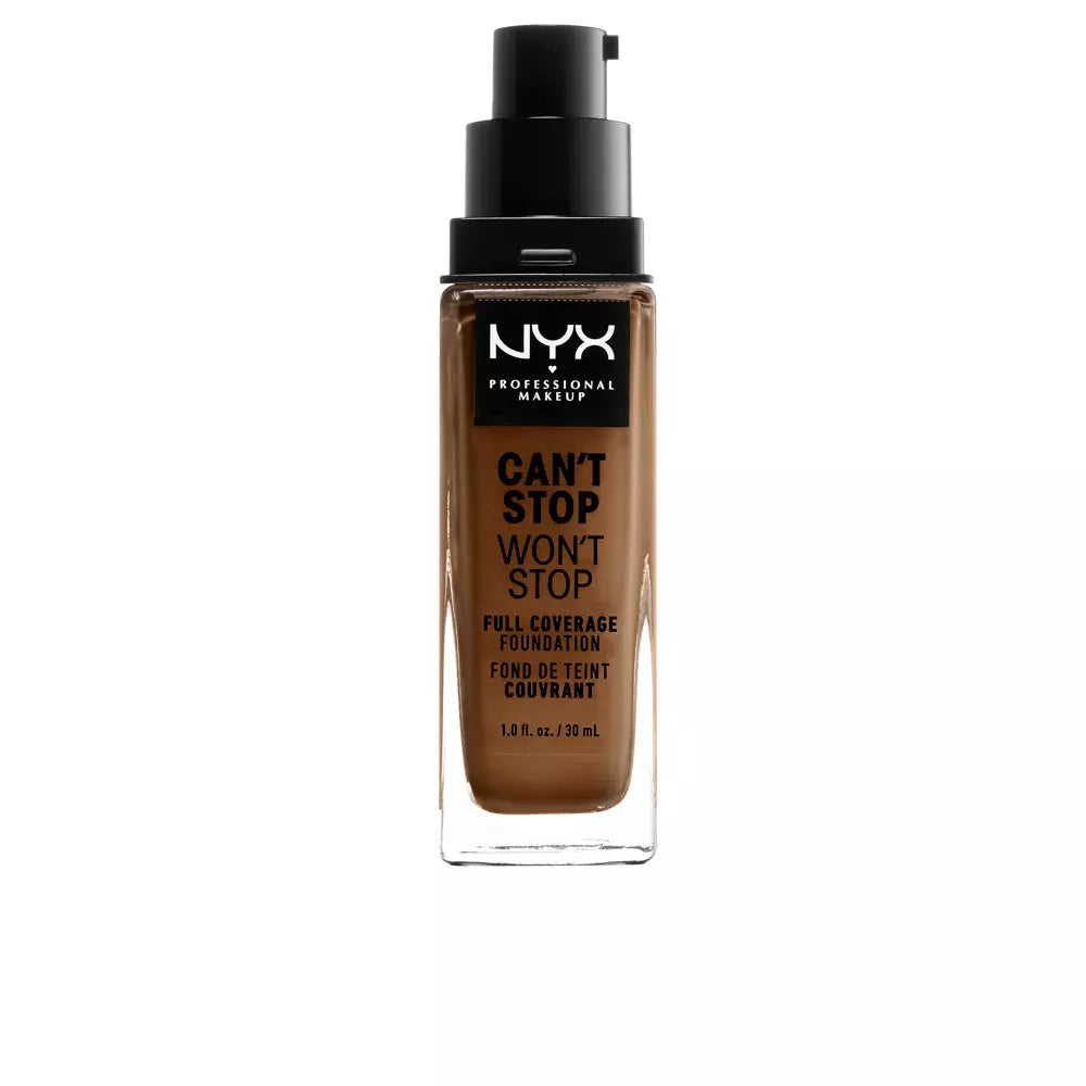 NYX-CAN T STOP WON T STOP base de cobertura total Sienna 30ml-DrShampoo - Perfumaria e Cosmética