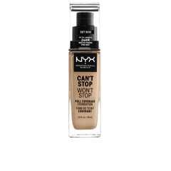 NYX-CAN T STOP WON T STOP base de cobertura total bege suave-DrShampoo - Perfumaria e Cosmética