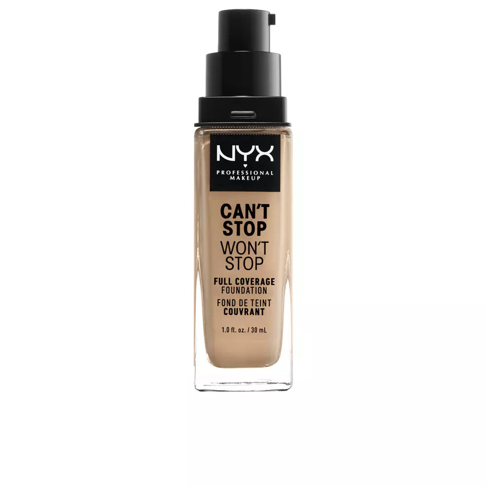 NYX-CAN T STOP WON T STOP base de cobertura total bege suave-DrShampoo - Perfumaria e Cosmética