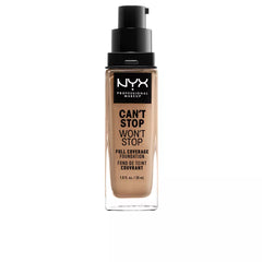 NYX-CAN T STOP WON T STOP base de cobertura total bronzeado clássico-DrShampoo - Perfumaria e Cosmética