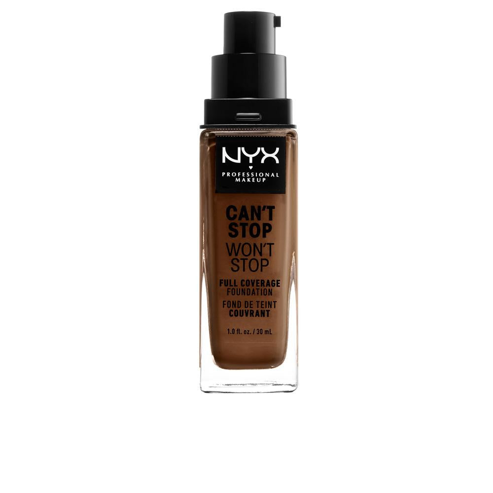 NYX-CAN T STOP WON T STOP base de cobertura total cacau 30 ml-DrShampoo - Perfumaria e Cosmética