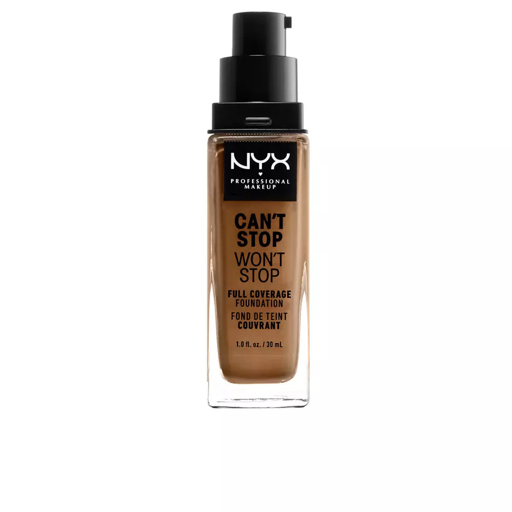 NYX-CAN T STOP WON T STOP base de cobertura total noz-moscada 30 ml-DrShampoo - Perfumaria e Cosmética