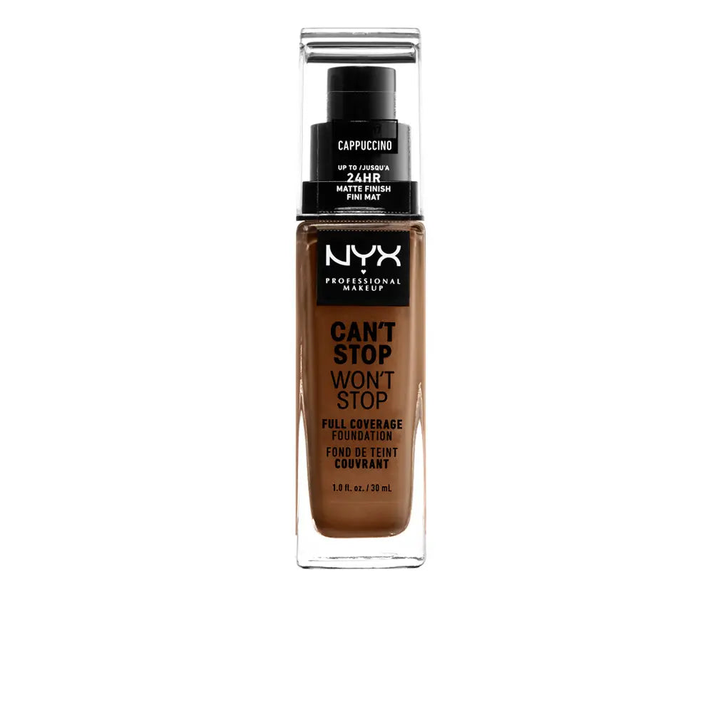 NYX-CAN T STOP WON T STOP cappuccio base de cobertura total-DrShampoo - Perfumaria e Cosmética
