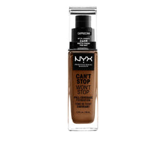 NYX-CAN T STOP WON T STOP cappuccio base de cobertura total-DrShampoo - Perfumaria e Cosmética