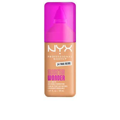 NYX PROFESSIONAL MAKE UP-BASE MAKE'EM WONDER 14 True Beige 30 ml-DrShampoo - Perfumaria e Cosmética