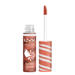 NYX PROFESSIONAL MAKE UP-BRILHO DE MANTEIGA SWIRL 02 Swirl de Chocolate Quente 8 ml.-DrShampoo - Perfumaria e Cosmética