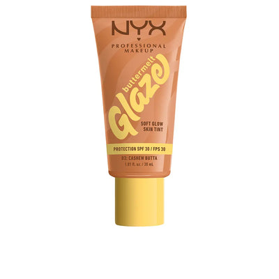 NYX PROFESSIONAL MAKE UP-BUTTERMELT GLAZE Protetor Solar Colorido + FPS 30 #03-Manteiga de Caju 30 ml-DrShampoo - Perfumaria e Cosmética