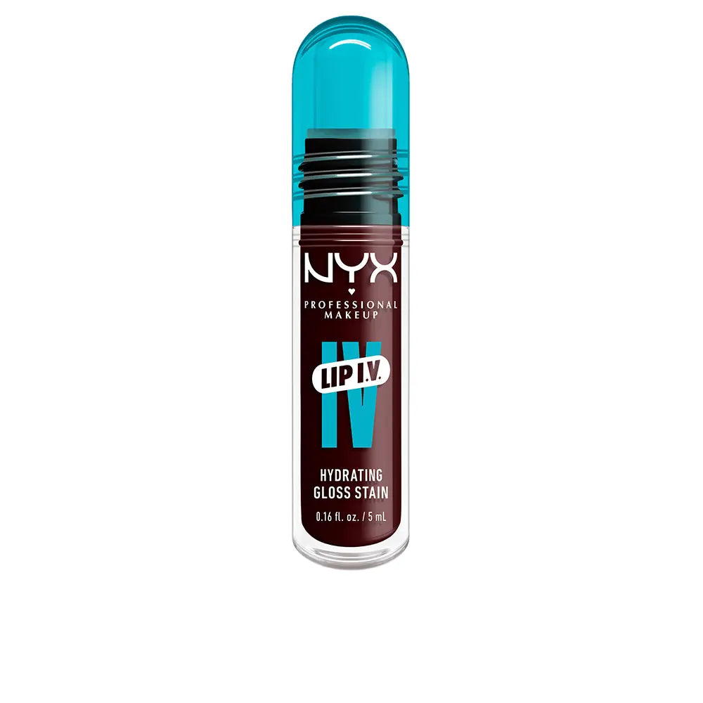 NYX PROFESSIONAL MAKE UP-Bálsamo labial LIP IV gloss 15 Água 39Bout Vinho 5ml-DrShampoo - Perfumaria e Cosmética