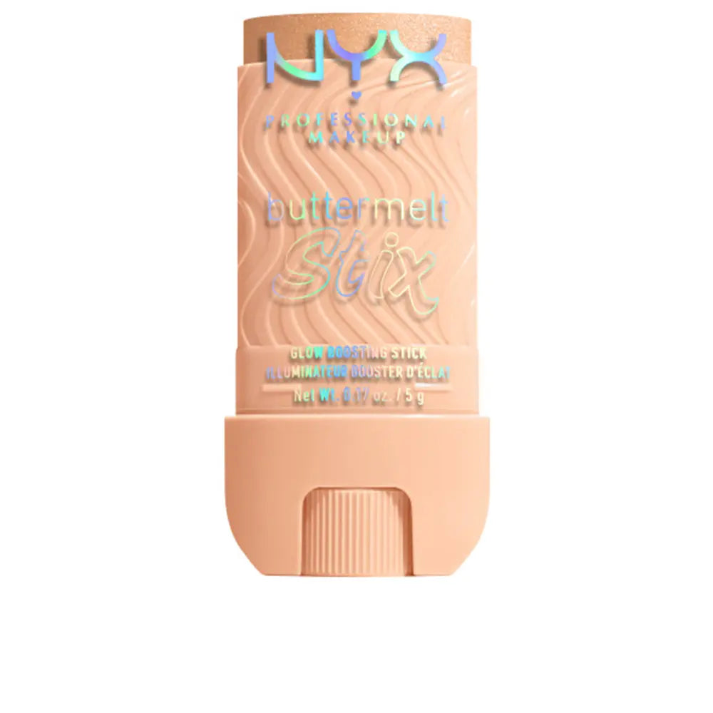NYX PROFESSIONAL MAKE UP-Bastão impulsionador de brilho BUTTERMELT STIX 06 Whole Melt 5 gr.-DrShampoo - Perfumaria e Cosmética
