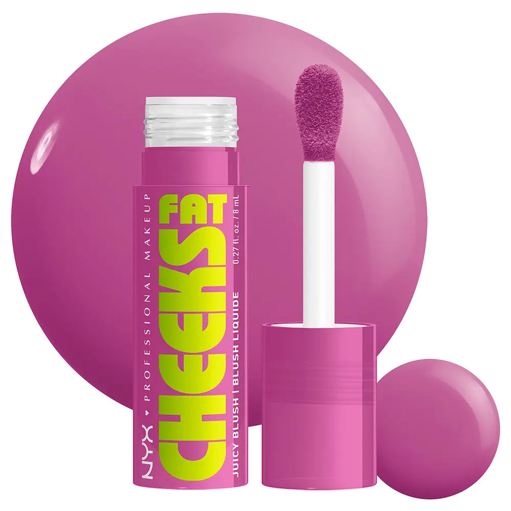 NYX PROFESSIONAL MAKE UP-Bochechas Robusas Blush Líquido Hidratante 08 Blueberry Burst 8 ml.-DrShampoo - Perfumaria e Cosmética