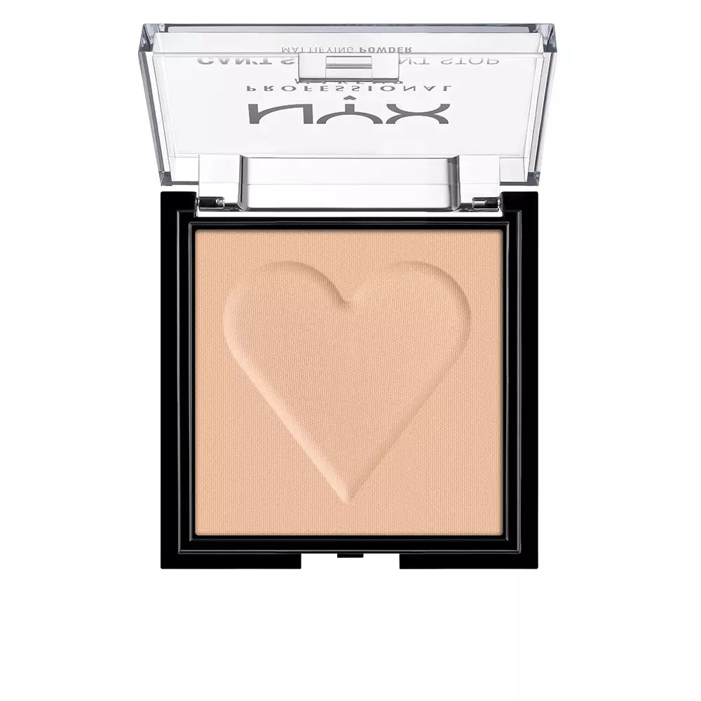 NYX PROFESSIONAL MAKE UP-CAN T STOP WON T STOP pó matificante médio claro-DrShampoo - Perfumaria e Cosmética