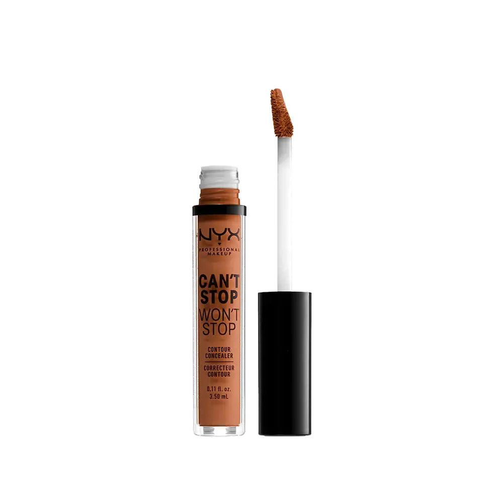 NYX PROFESSIONAL MAKE UP-CAN'T STOP WON'T STOP corretivo para contorno caramelo quente 35 ml.-DrShampoo - Perfumaria e Cosmética