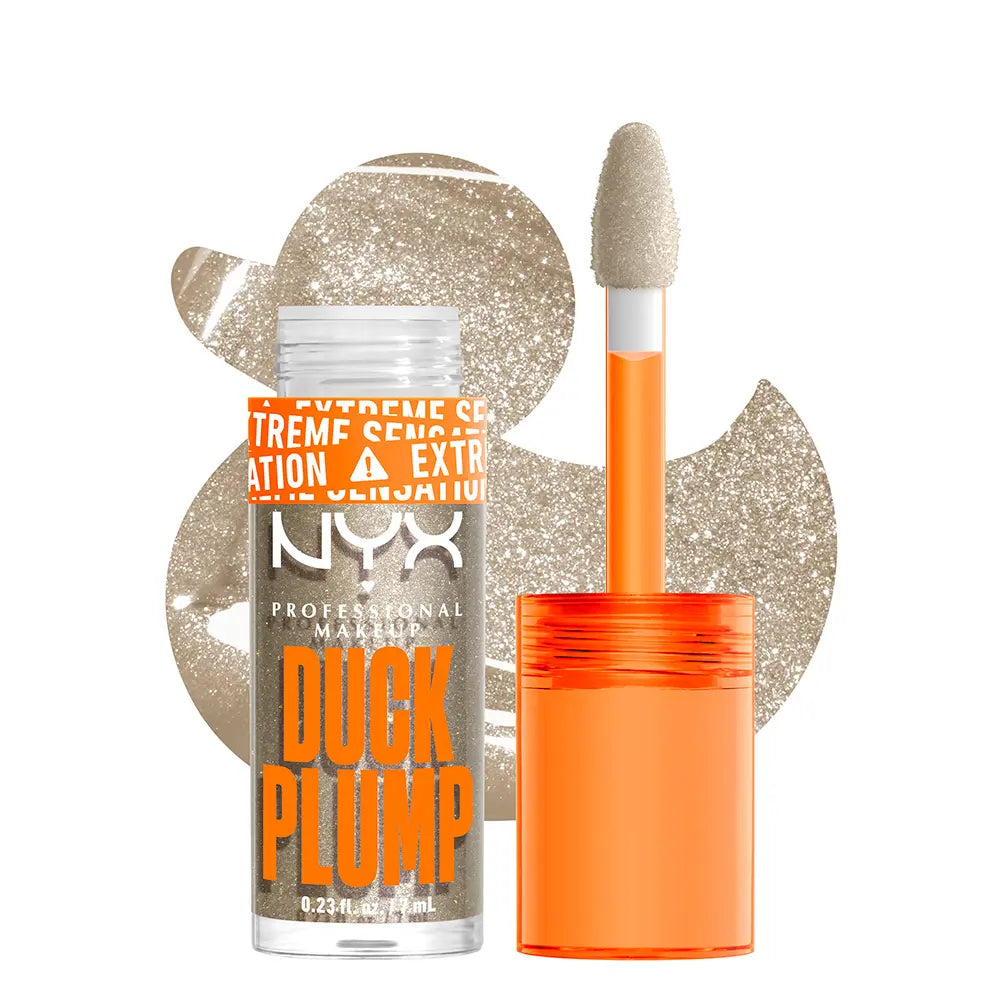 NYX PROFESSIONAL MAKE UP-DUCK PLUMP brilho labial 20 Quazy Silver 68 ml.-DrShampoo - Perfumaria e Cosmética