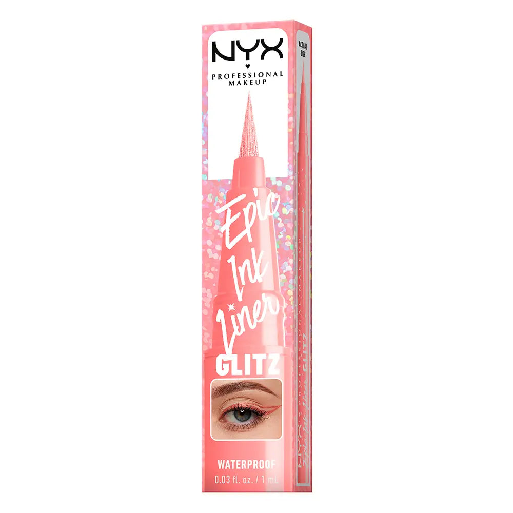 NYX PROFESSIONAL MAKE UP-EPIC INK LINER GLITZ delineador à prova d'água 03 Bootcut Bling 1 ml.-DrShampoo - Perfumaria e Cosmética