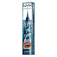 NYX PROFESSIONAL MAKE UP-EPIC INK LINER GLITZ delineador à prova d'água 06 Denim Dazzle 1 ml.-DrShampoo - Perfumaria e Cosmética