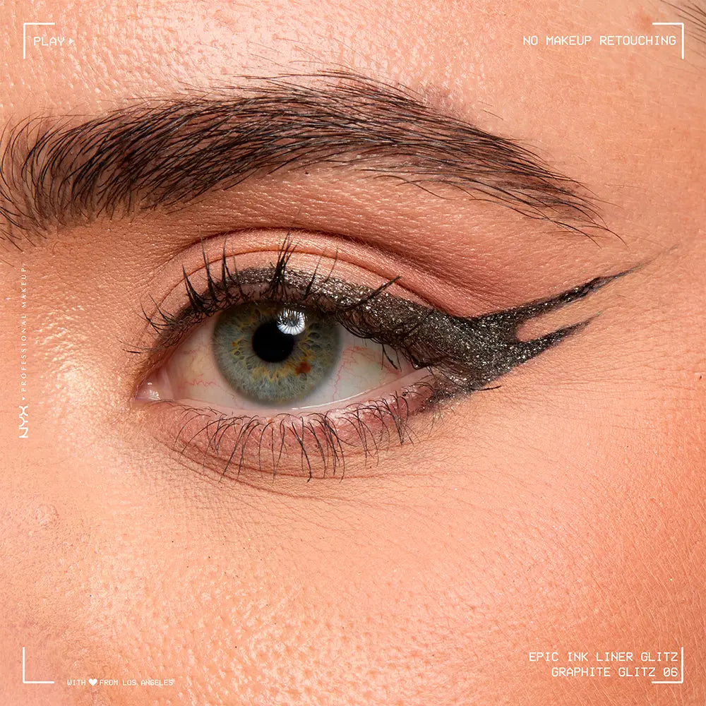 NYX PROFESSIONAL MAKE UP-EPIC INK LINER GLITZ delineador à prova d'água 07 Graphite Glitz 1 ml.-DrShampoo - Perfumaria e Cosmética