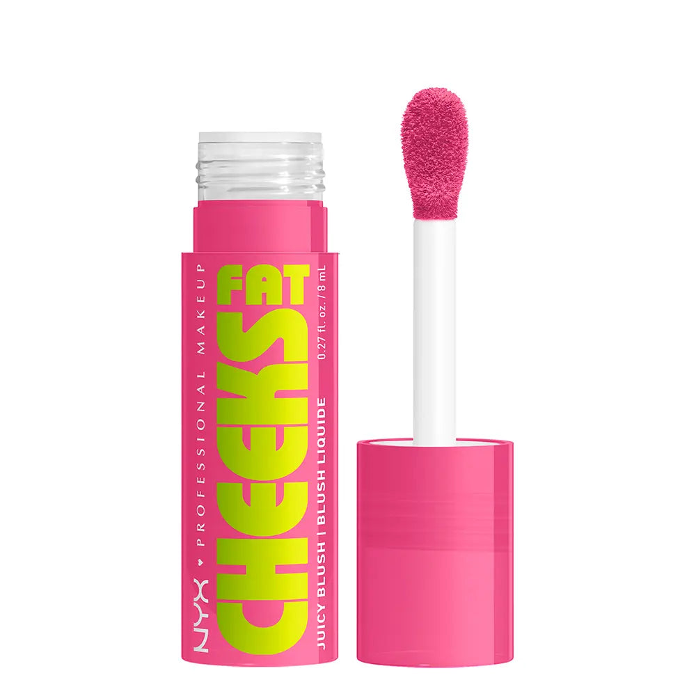 NYX PROFESSIONAL MAKE UP-FAT CHEEKS Blush Líquido Hidratante 07 Plump Pop 8 ml-DrShampoo - Perfumaria e Cosmética