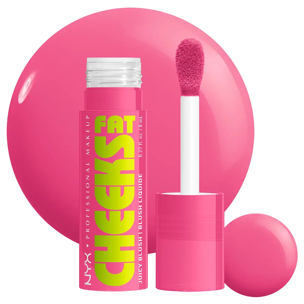 NYX PROFESSIONAL MAKE UP-FAT CHEEKS Blush Líquido Hidratante 07 Plump Pop 8 ml-DrShampoo - Perfumaria e Cosmética
