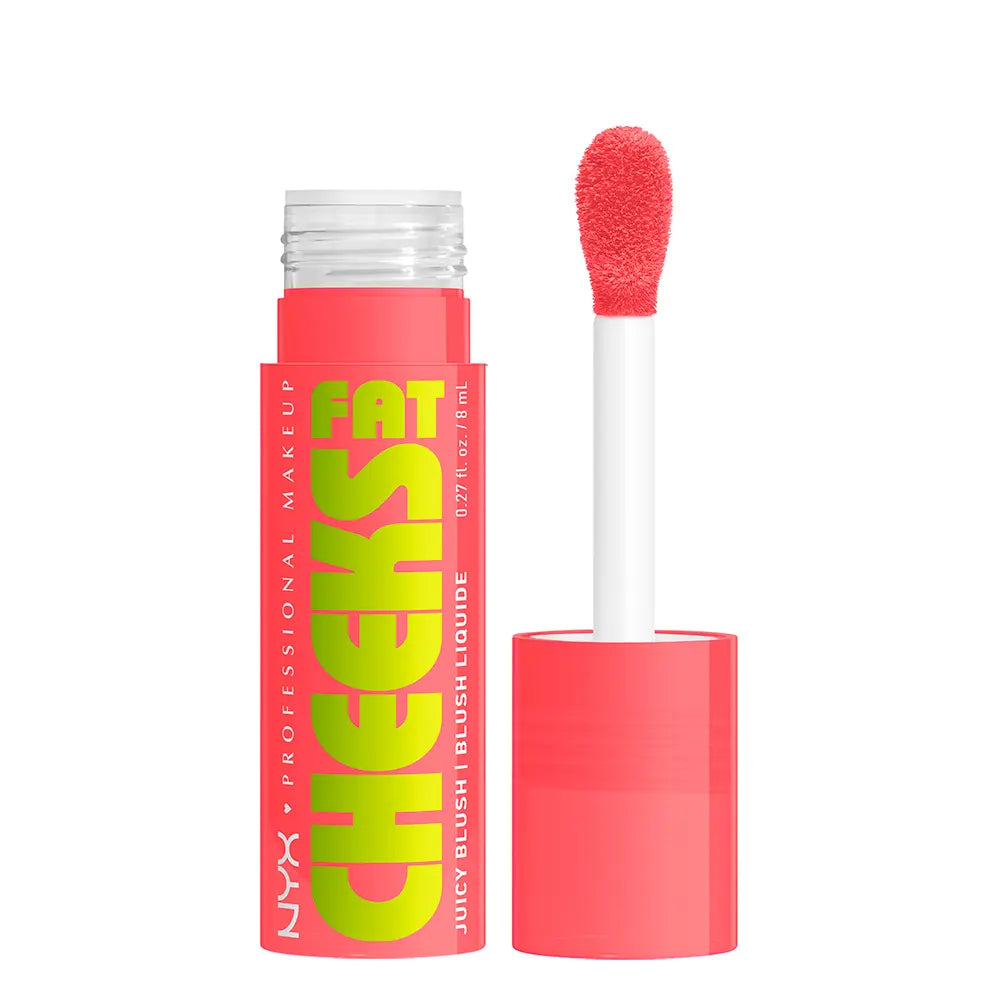 NYX PROFESSIONAL MAKE UP-FAT CHEEKS blush líquido hidratante 02 Fig Fizz 8 ml.-DrShampoo - Perfumaria e Cosmética
