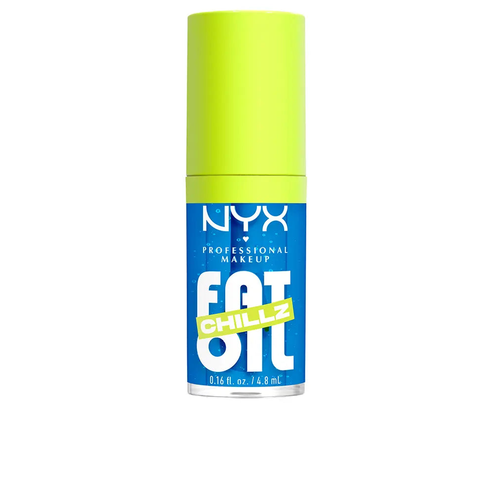 NYX PROFESSIONAL MAKE UP-FAT OIL CHILLZ Brilho Labial Menta Polar 48 ml.-DrShampoo - Perfumaria e Cosmética
