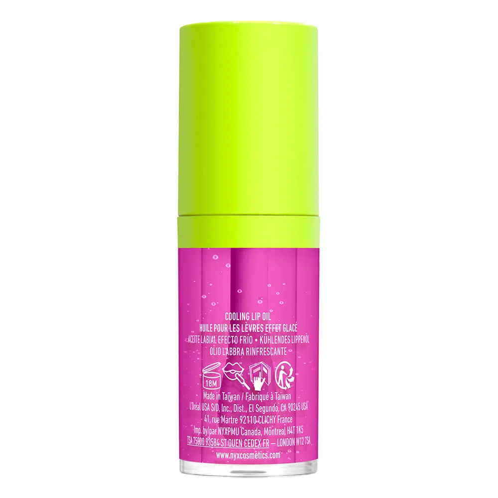 NYX PROFESSIONAL MAKE UP-FAT OIL CHILLZ Brilho Labial Strawberry Slush 48 ml-DrShampoo - Perfumaria e Cosmética