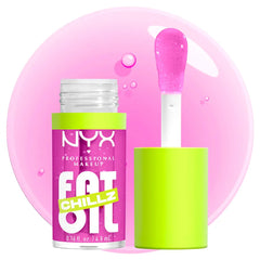 NYX PROFESSIONAL MAKE UP-FAT OIL CHILLZ Brilho Labial Strawberry Slush 48 ml-DrShampoo - Perfumaria e Cosmética