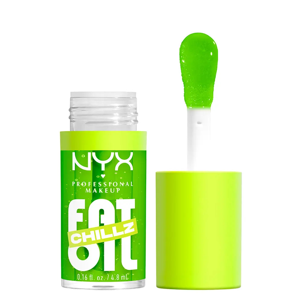 NYX PROFESSIONAL MAKE UP-FAT OIL CHILLZ brilho labial Kiwi Freezie 48 ml.-DrShampoo - Perfumaria e Cosmética