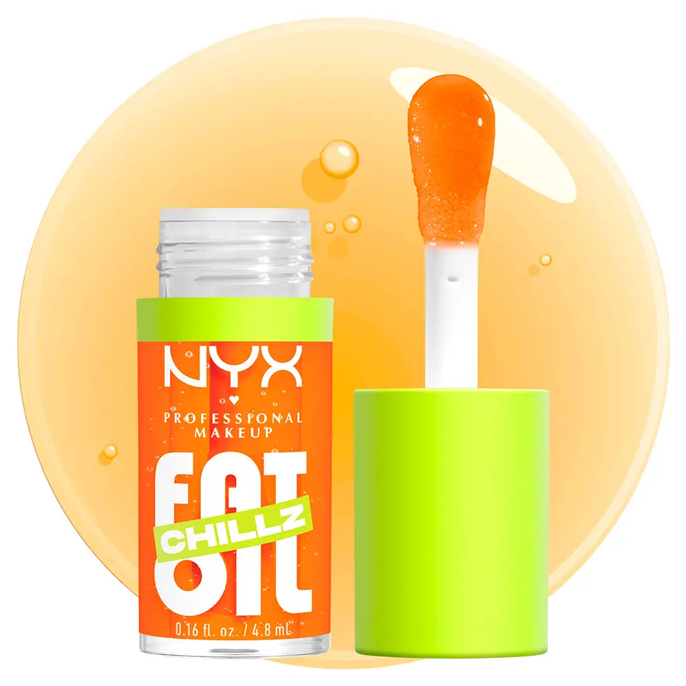 NYX PROFESSIONAL MAKE UP-FAT OIL CHILLZ lip gloss Citrus Chiller 48 ml.-DrShampoo - Perfumaria e Cosmética