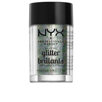 NYX PROFESSIONAL MAKE UP-GLITTER BRILLANTS cristal rosto e corpo 25 gr-DrShampoo - Perfumaria e Cosmética