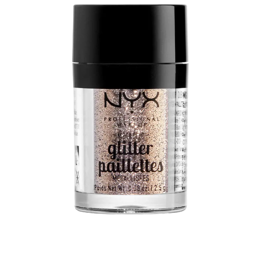 NYX PROFESSIONAL MAKE UP-GLITTER PAILLETES metallic glitter eyeshadow-DrShampoo - Perfumaria e Cosmética