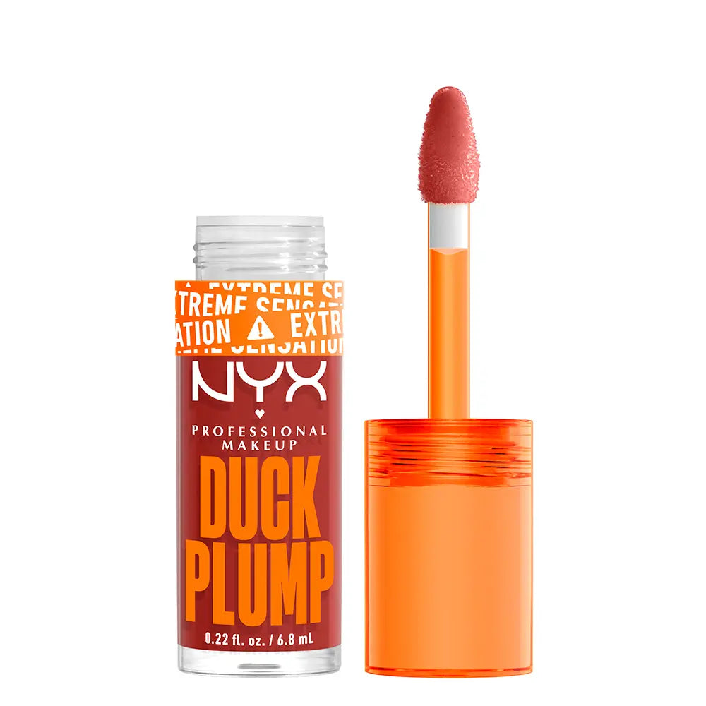 NYX PROFESSIONAL MAKE UP-GLOSS LABIAL DUCK PLUMP tijolo do tempo 68 ml-DrShampoo - Perfumaria e Cosmética