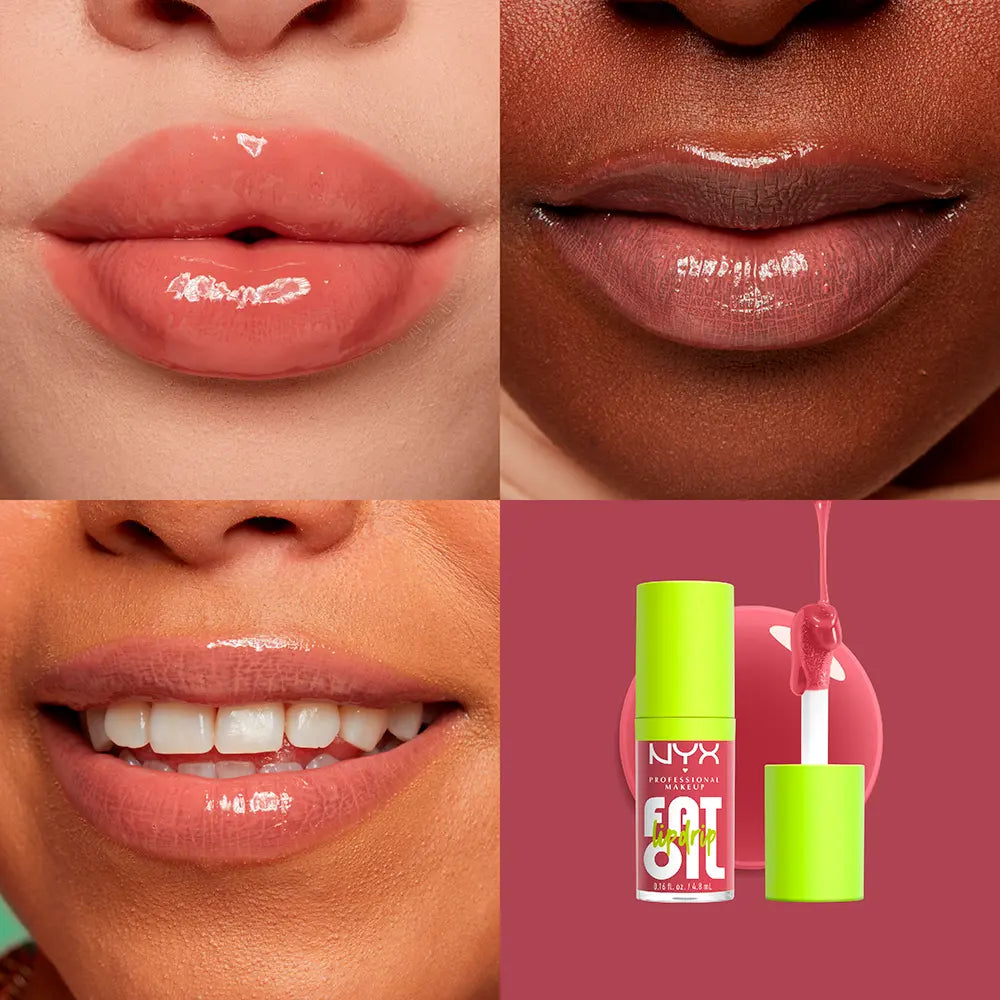NYX PROFESSIONAL MAKE UP-Gotejamento labial FAT OIL #Chillin Like A Villain 4,8 ml-DrShampoo - Perfumaria e Cosmética
